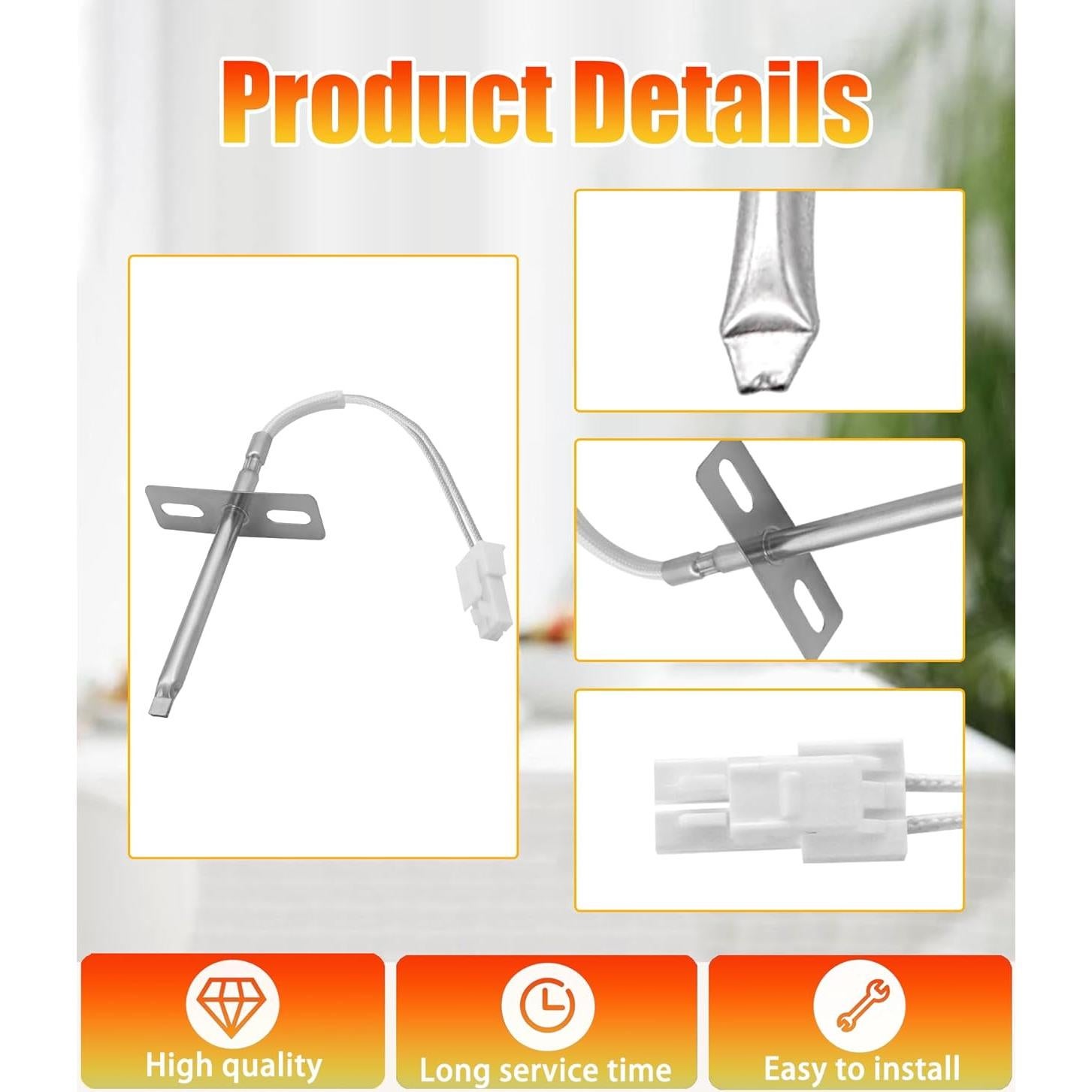 Sensor de temperatura de horno GE WB23X5340 2.54cm fácil instalación