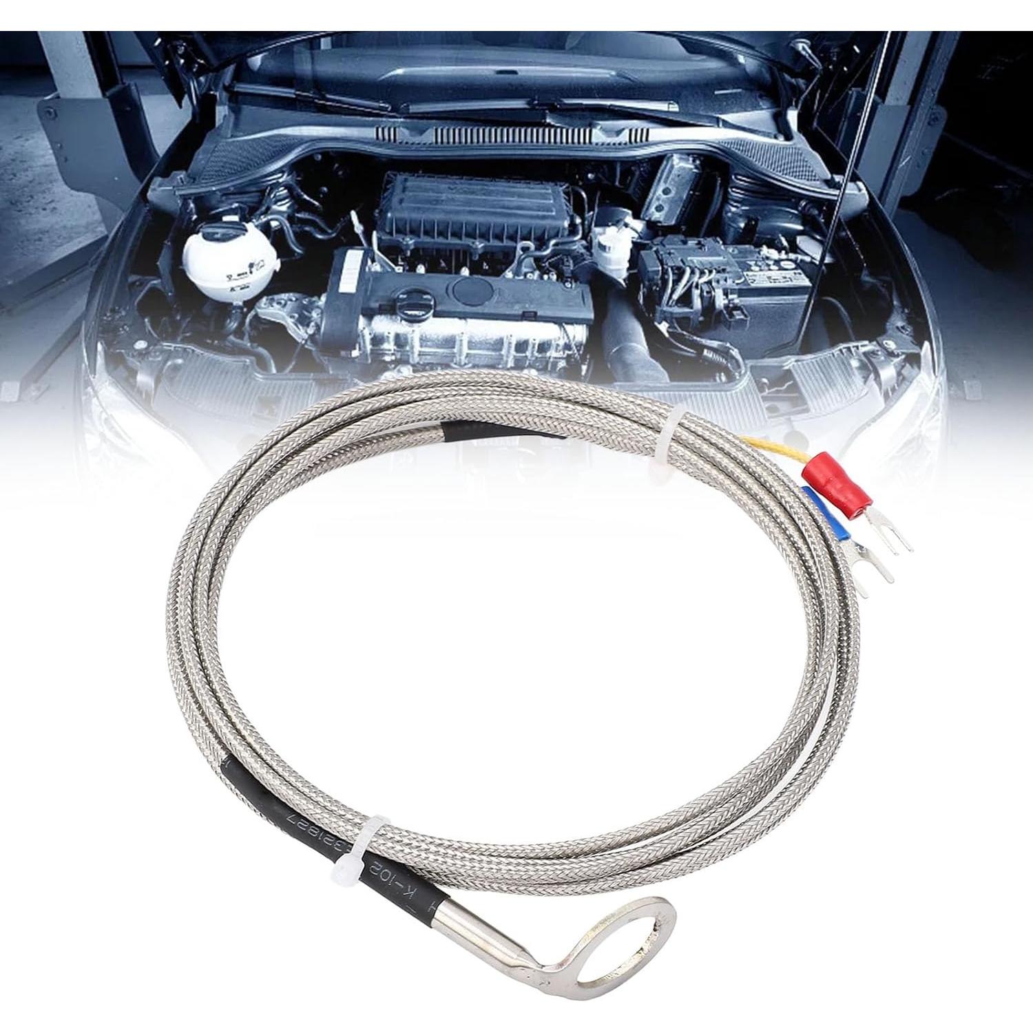 Sonda de Termopar Tipo K WALFRONT 2M Acero Inoxidable -40 a 1000°C