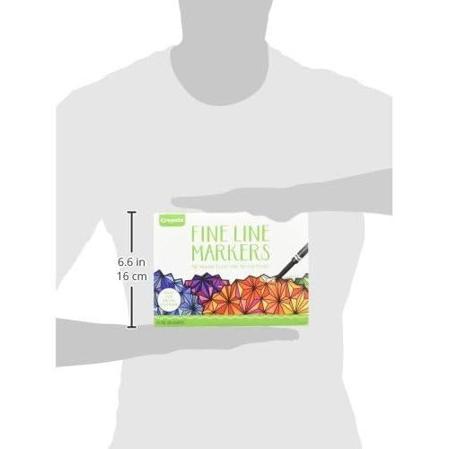 Marcadores de Punta Fina Crayola 40 Unidades para Colorear