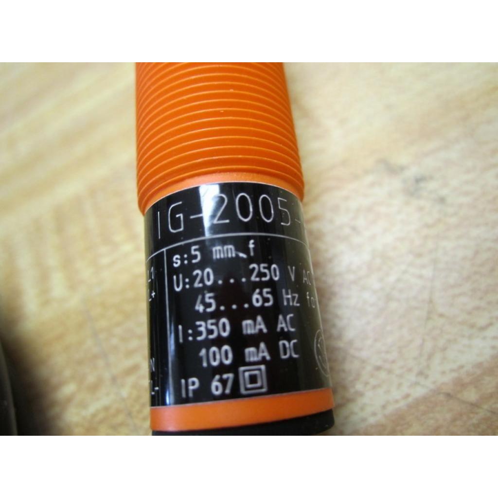 Sensor Inductivo IFM IG-2005-ABOA-IG0325 M18x1 80mm IP67