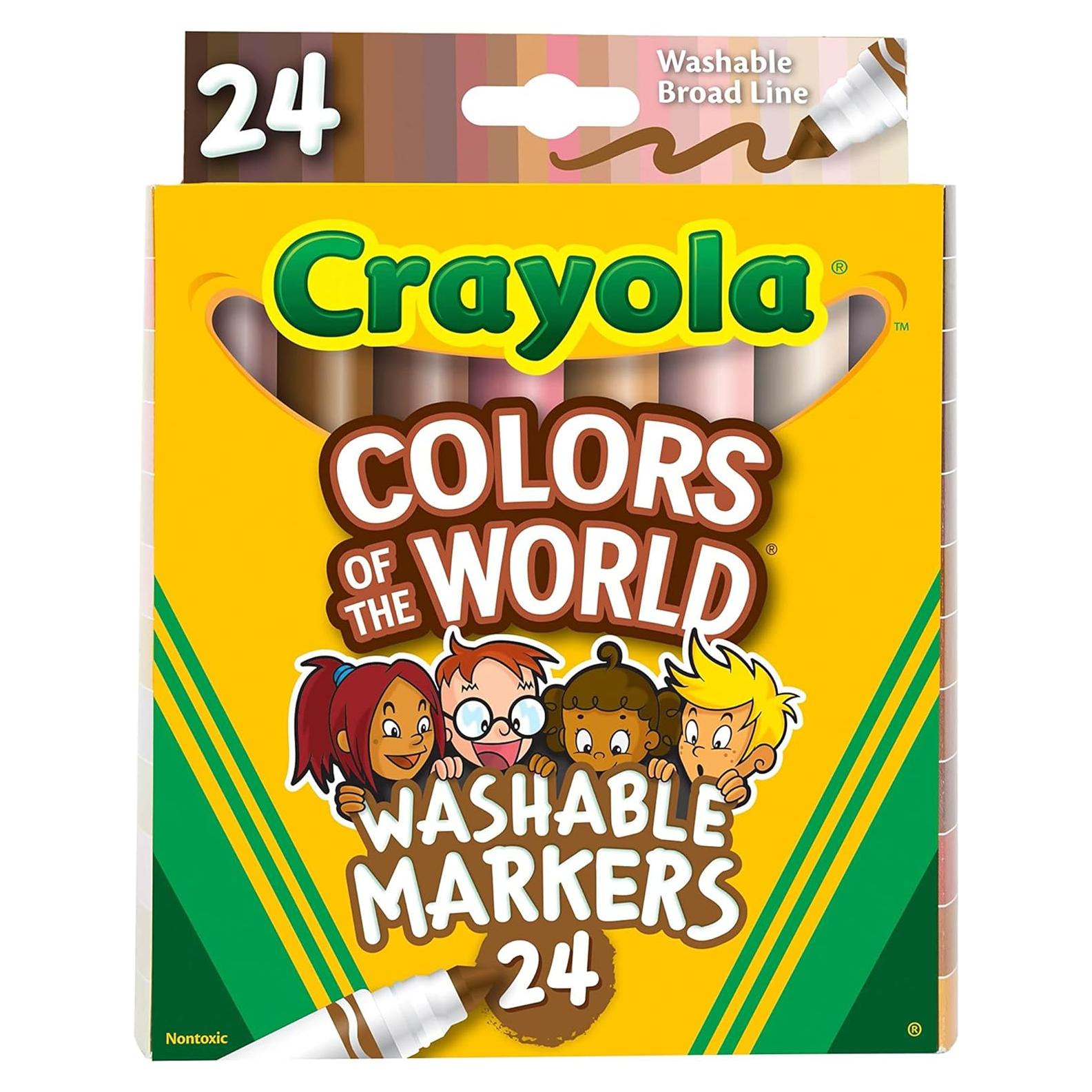 Marcadores Crayola Colores del Mundo 24 Tono de Piel