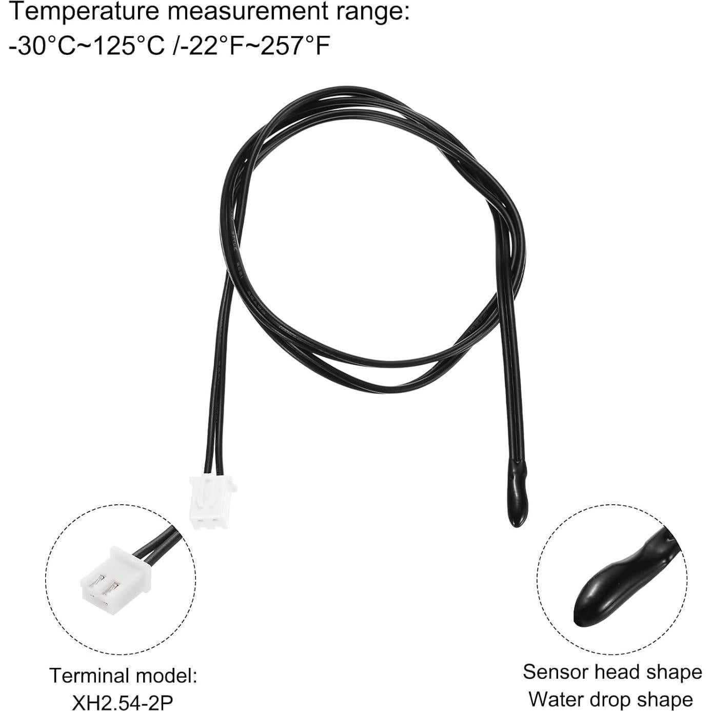 Sensor Térmico NTC uxcell 20K 45 cm Epóxico - Termómetro
