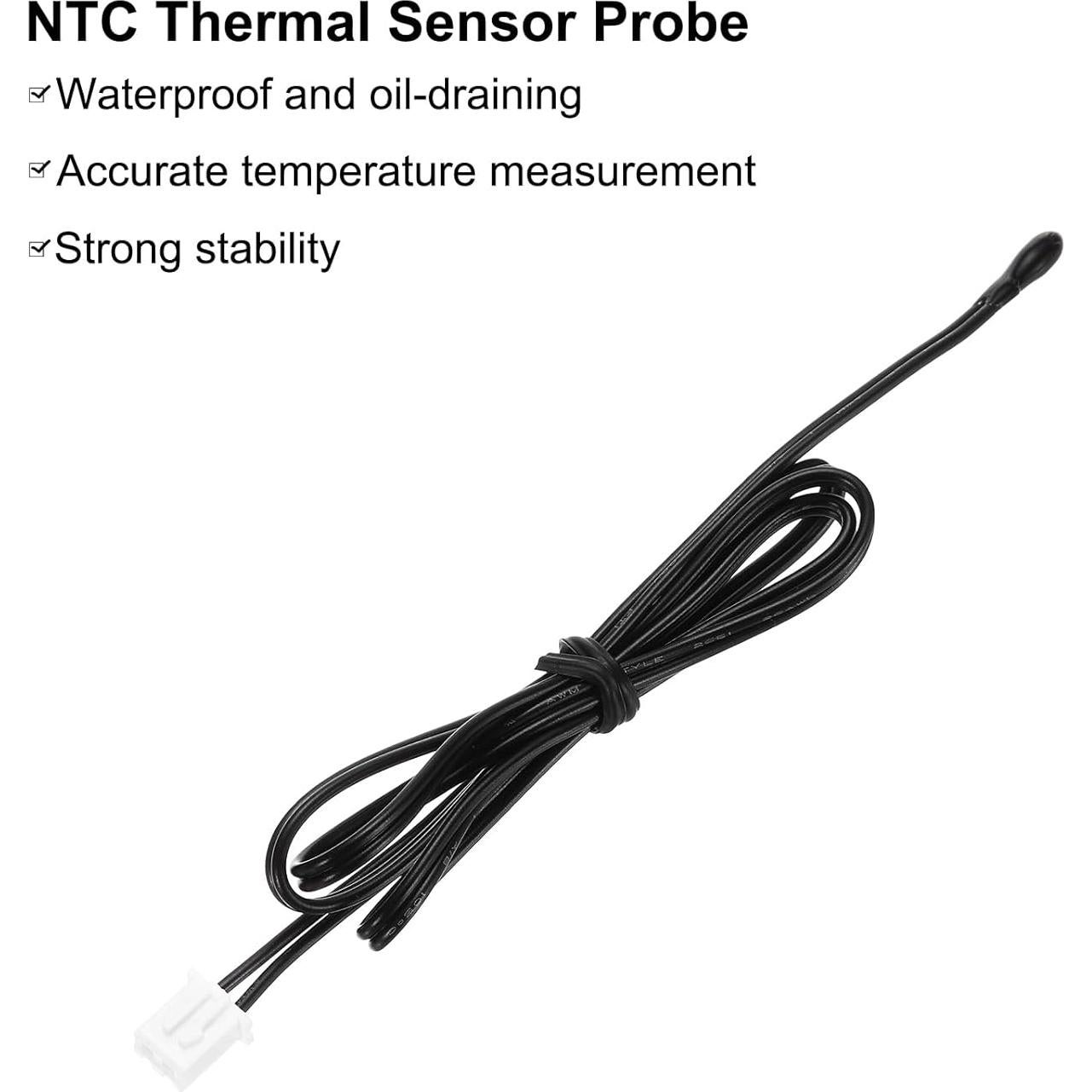 Sensor Térmico NTC uxcell 20K 45 cm Epóxico - Termómetro