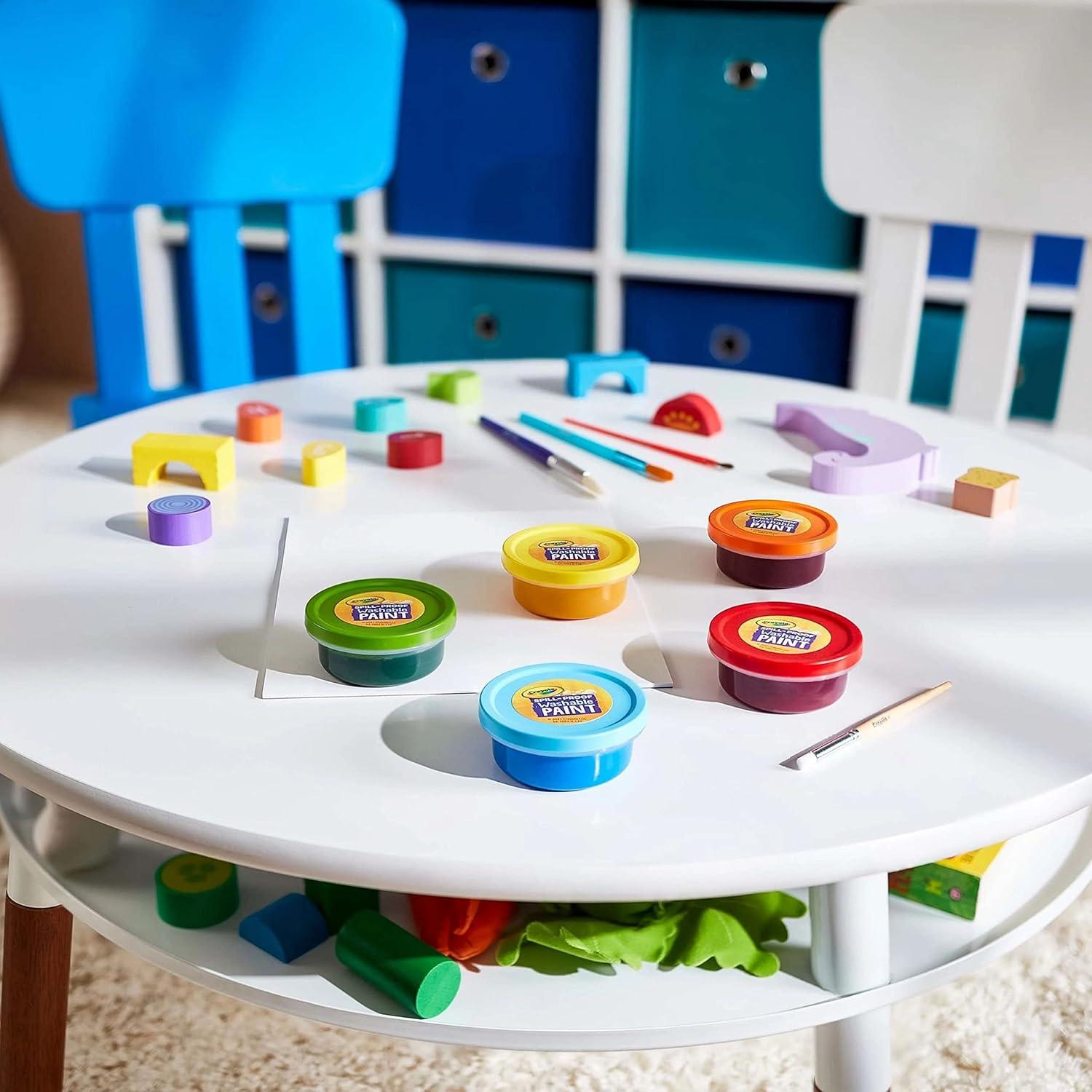 Juego de Pintura Lavable Crayola 5 Tarros 40 ml Niños 3+