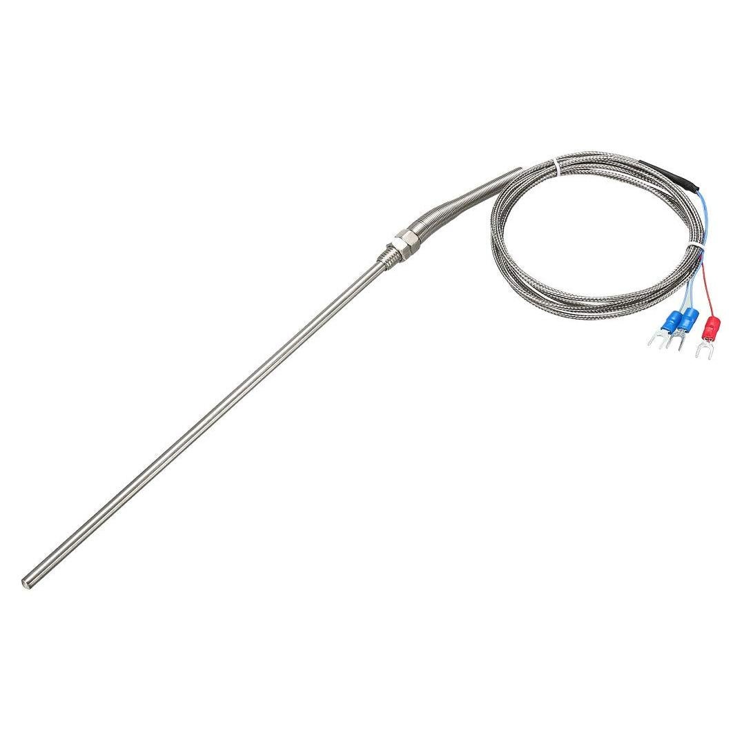 Sensor de Temperatura PT100 uxcell 5mm x 200mm 2M