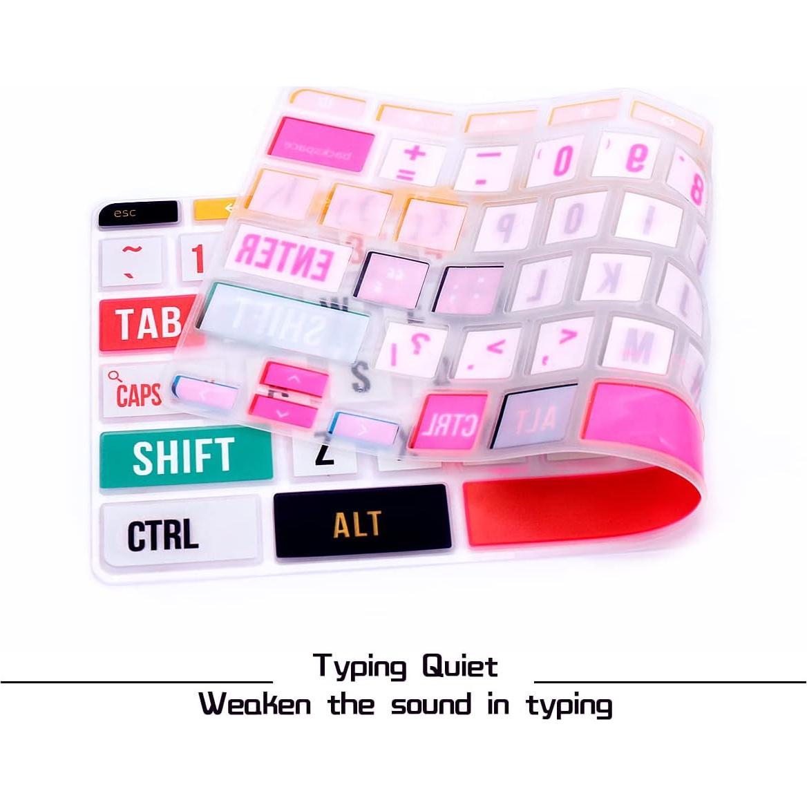 Cubierta de Teclado HRH para HP Chromebook 11.6" Arcoíris