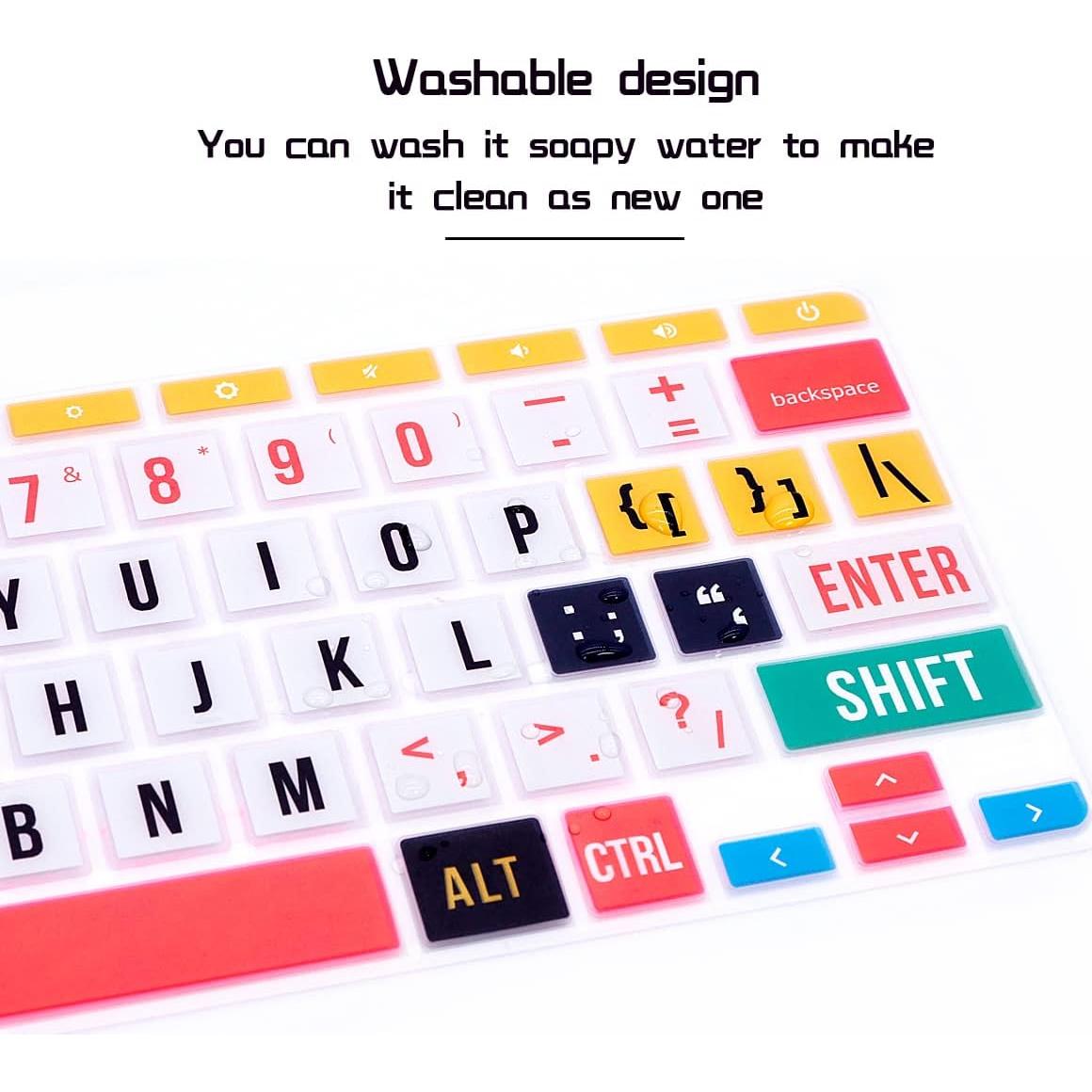 Cubierta de Teclado HRH para HP Chromebook 11.6" Arcoíris