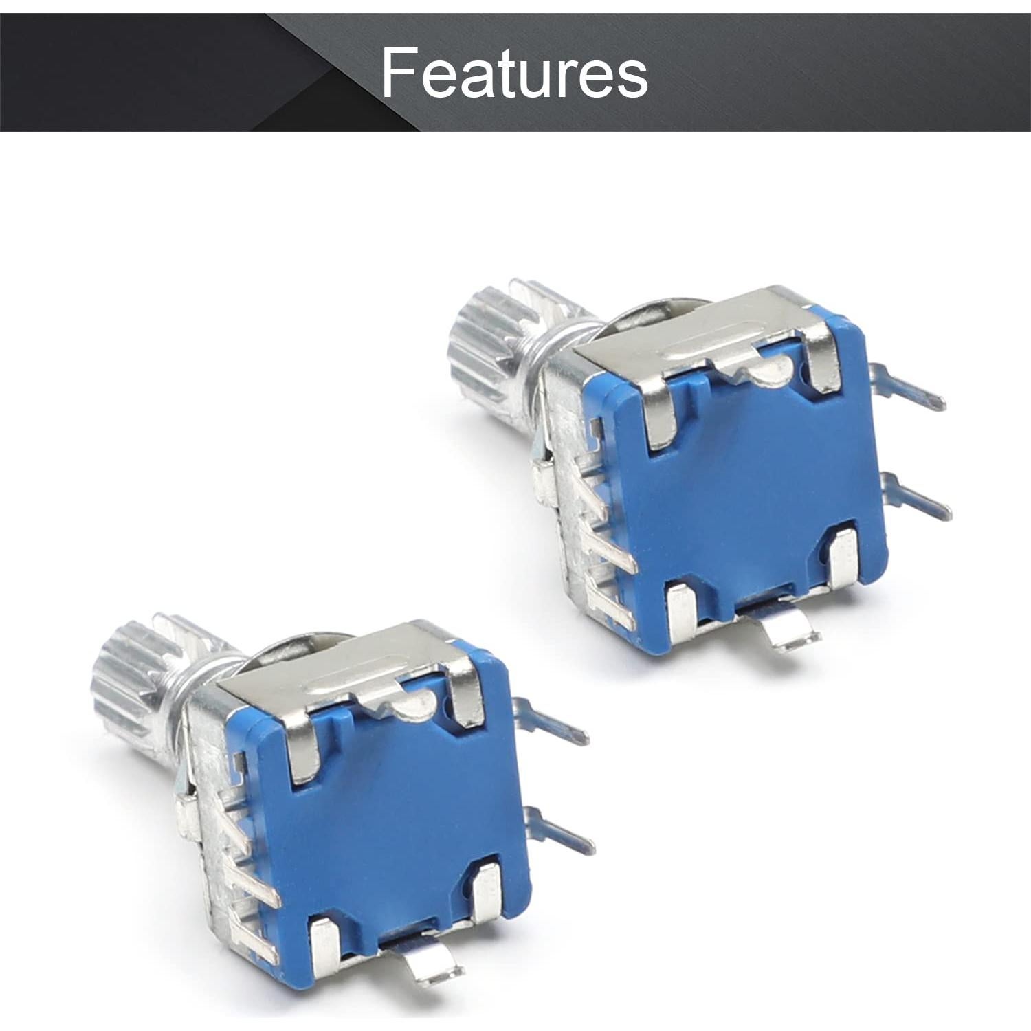 Codificador Rotativo Fielect EC11 360 Grados 7 Pines 2 Pcs