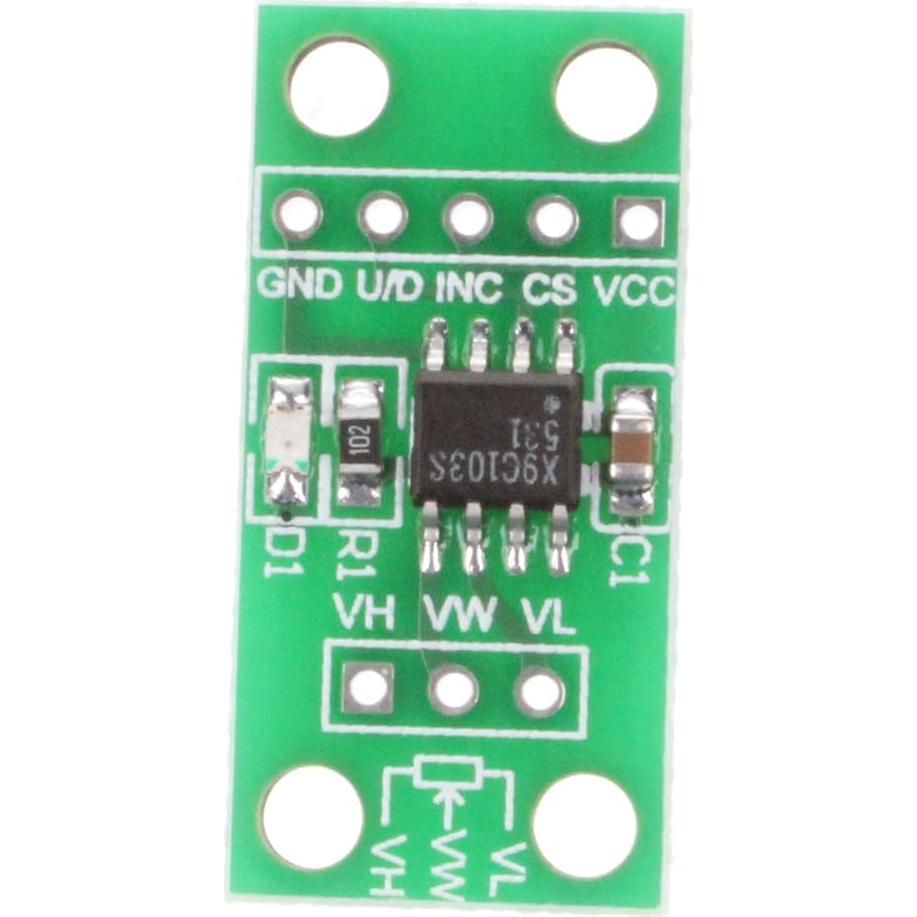 Módulo Potenciometro Digital NOYITO X9C103S 10K 3V-5V (Paquete de 2)