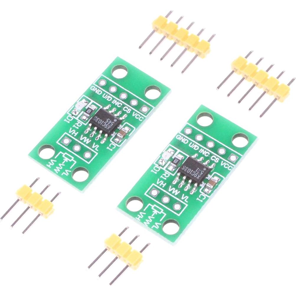 Módulo Potenciometro Digital NOYITO X9C103S 10K 3V-5V (Paquete de 2)
