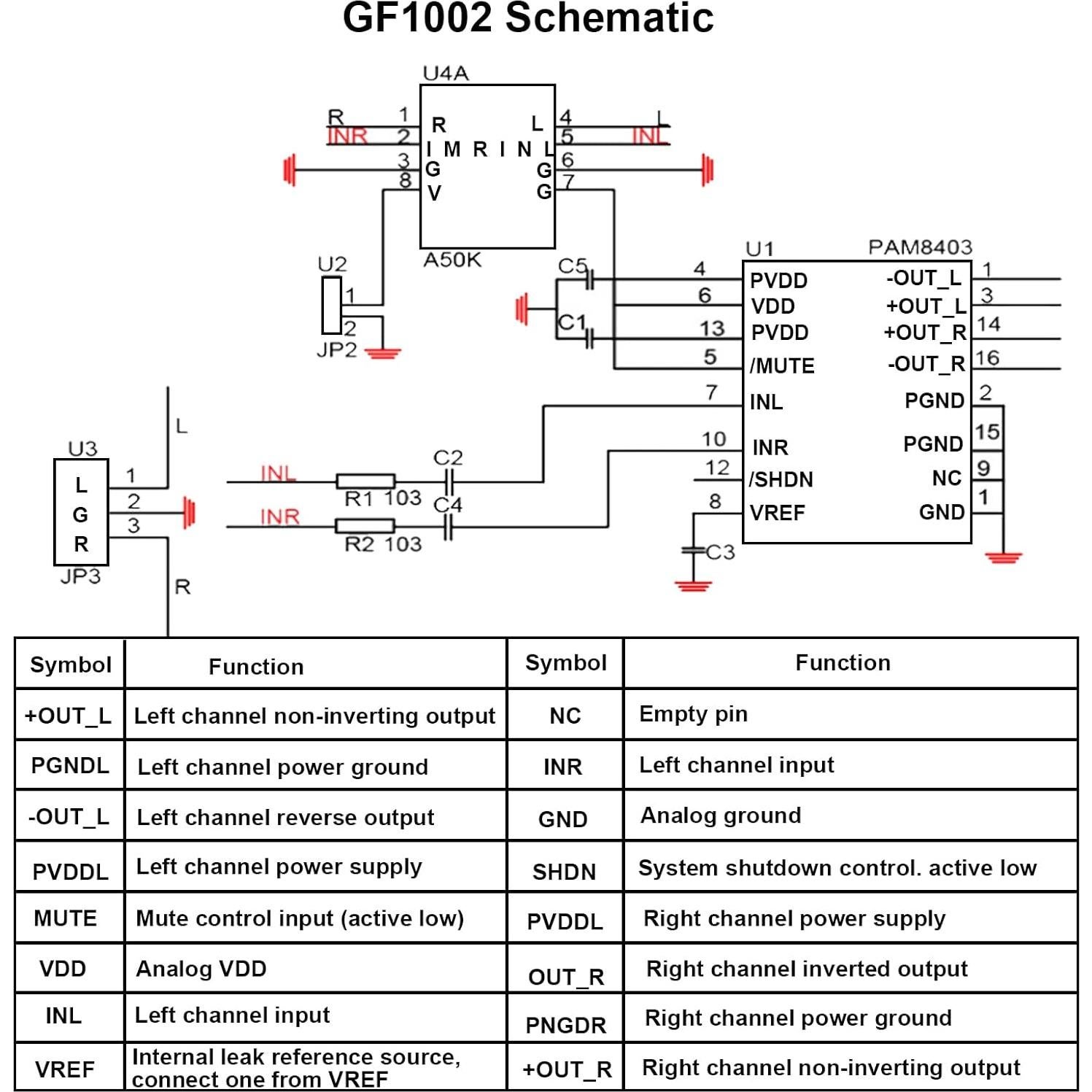 10PCS Amplificador de Audio Digital Diitao PAM8403 3W+3W