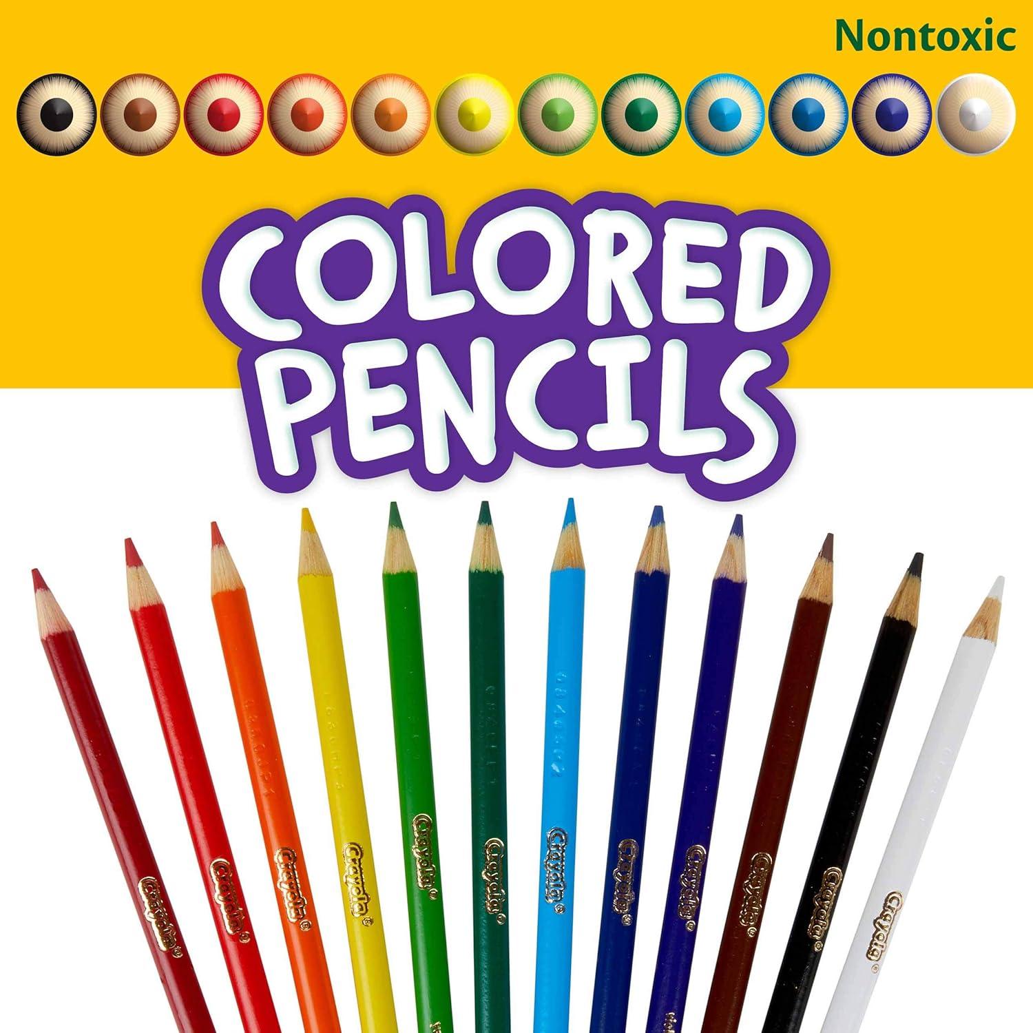 Lápices de Colores Crayola 24pk para Niños - Suministros Escolares