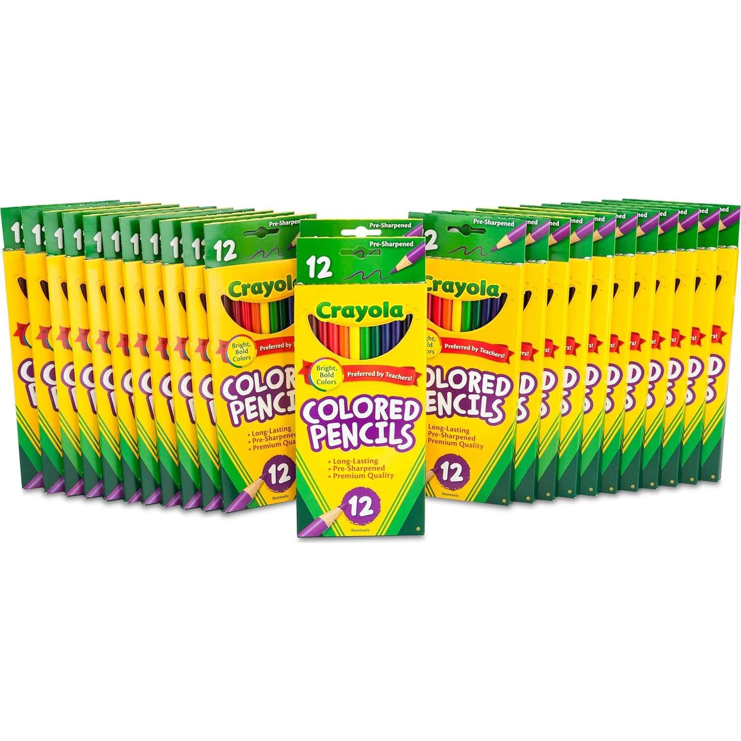 Lápices de Colores Crayola 24pk para Niños - Suministros Escolares