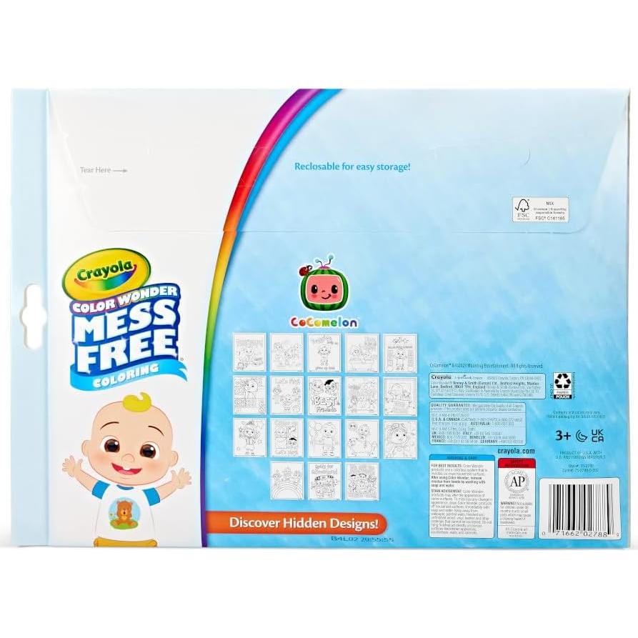 Conjunto de Colorear Crayola Cocomelon 23 Piezas Sin Desorden