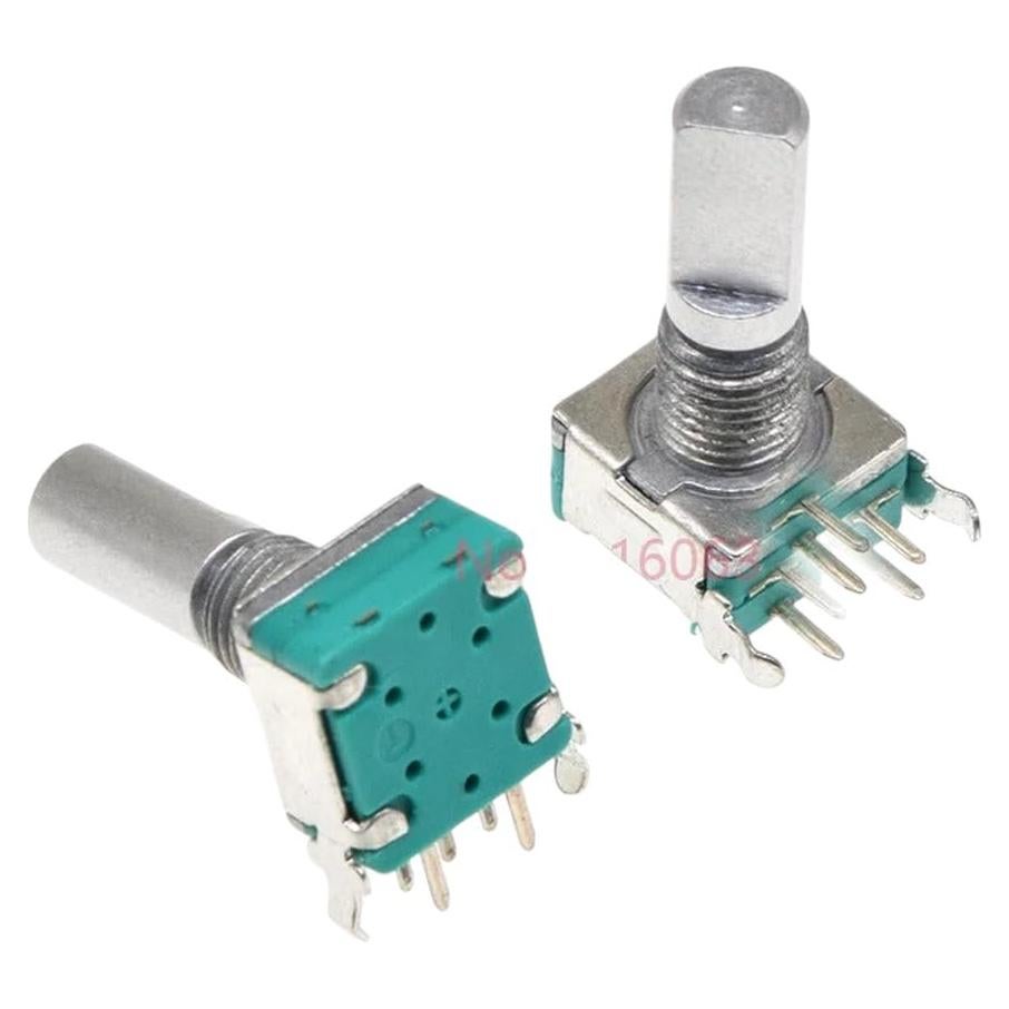 2 Piezas Codificador Rotativo EC11 360° Potenciómetro Digital 20mm