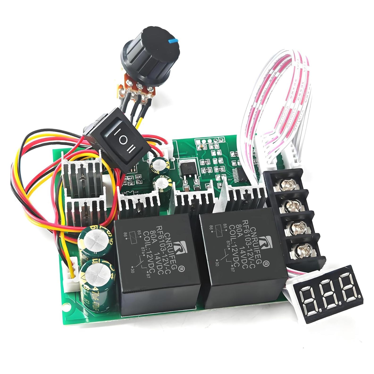 Controlador de Velocidad Motor DC PWM 40A NEWNEWLIU 10-55V