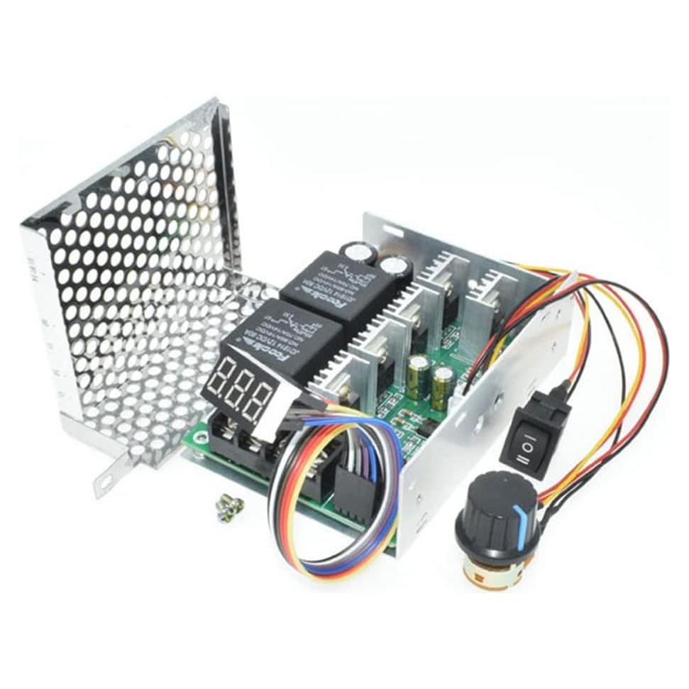 Controlador de Velocidad Motor DC YXQ 10-55V 40A Digital Ajustable