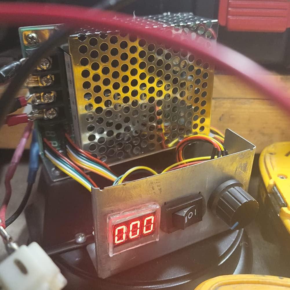 Controlador de Velocidad Motor DC YXQ 10-55V 40A Digital Ajustable