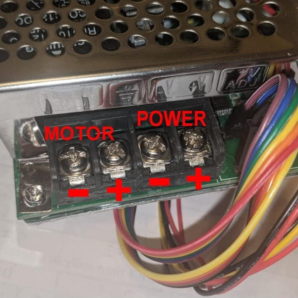 Controlador de Velocidad Motor DC YXQ 10-55V 40A Digital Ajustable