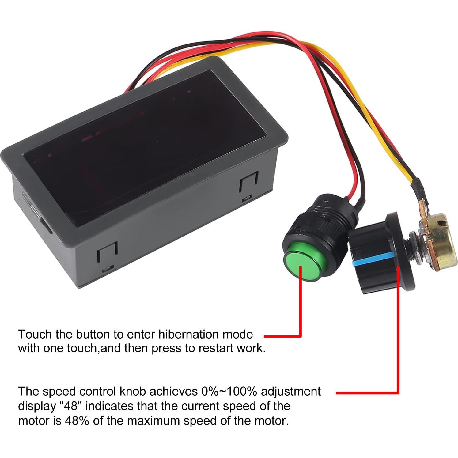 Controlador de Velocidad Motor DC AITRIP 6V-30V 8A PWM LED