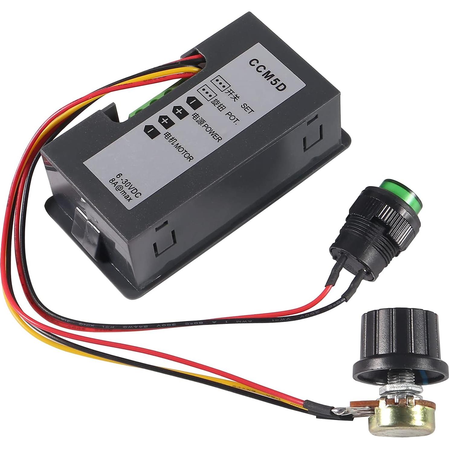 Controlador de Velocidad Motor DC AITRIP 6V-30V 8A PWM LED