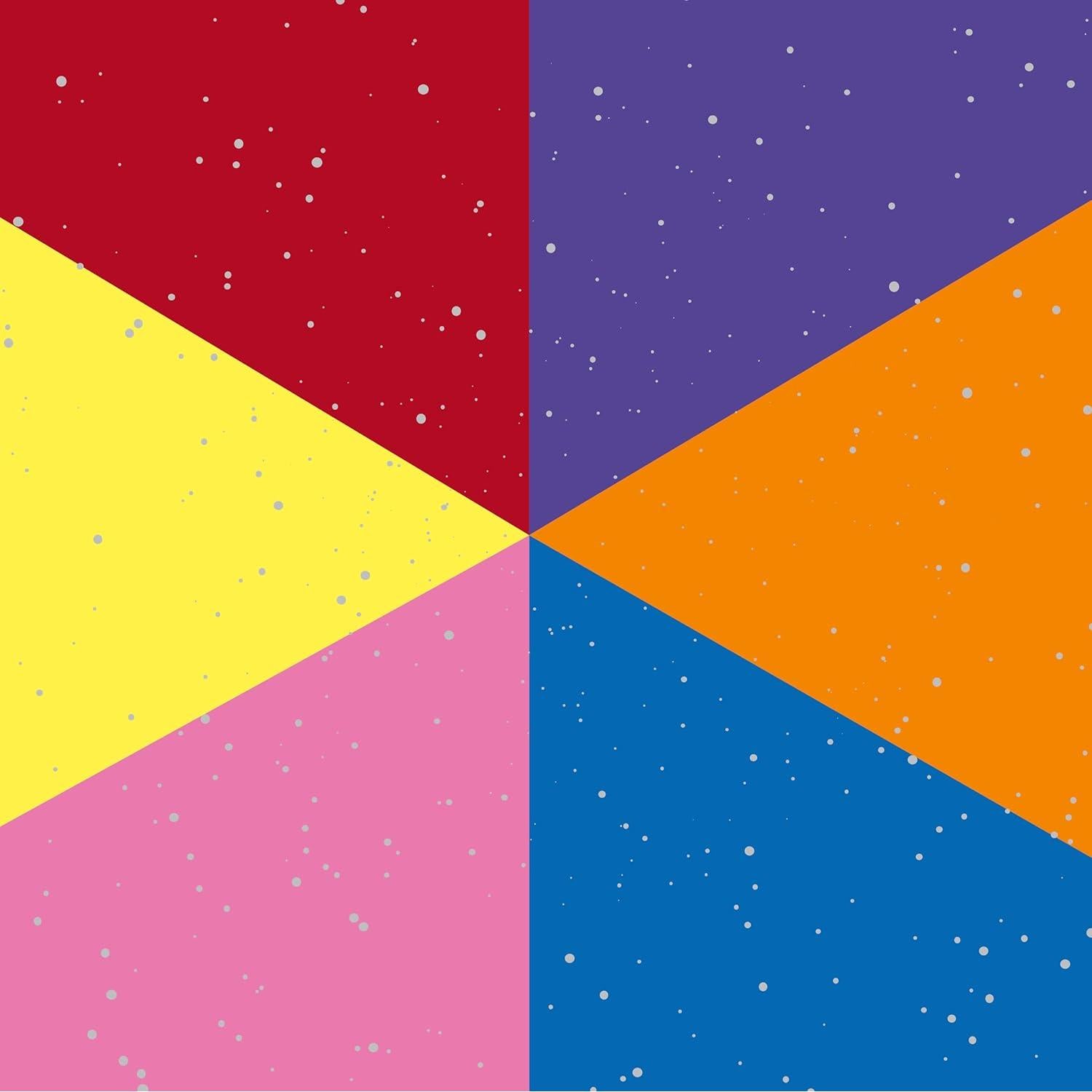 Pegatinas Color 'n Glitz Elmer, Lavables, 12 Piezas, 6 Colores