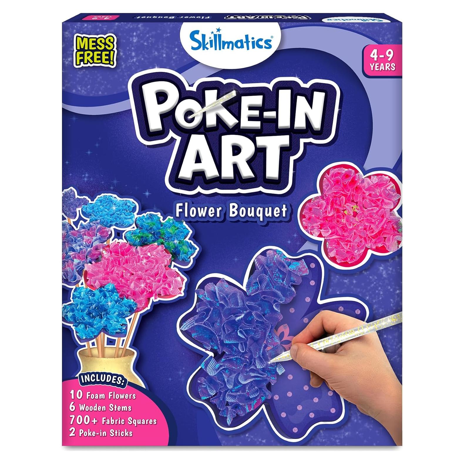 Skillmatics Kit de Manualidades Ramo de Flores DIY 4-9 Años