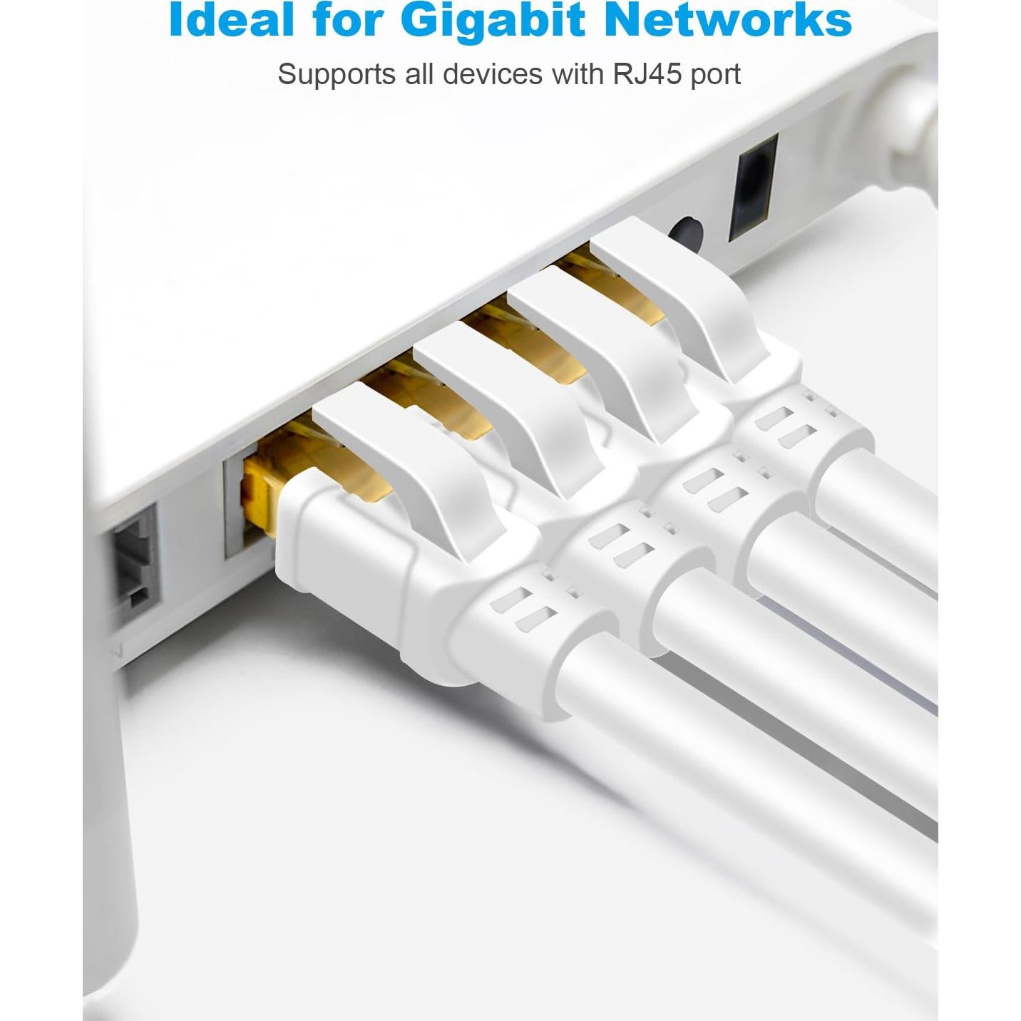 Cable Ethernet CAT 8 DDMALL 6.1m Alta Velocidad 40Gbps