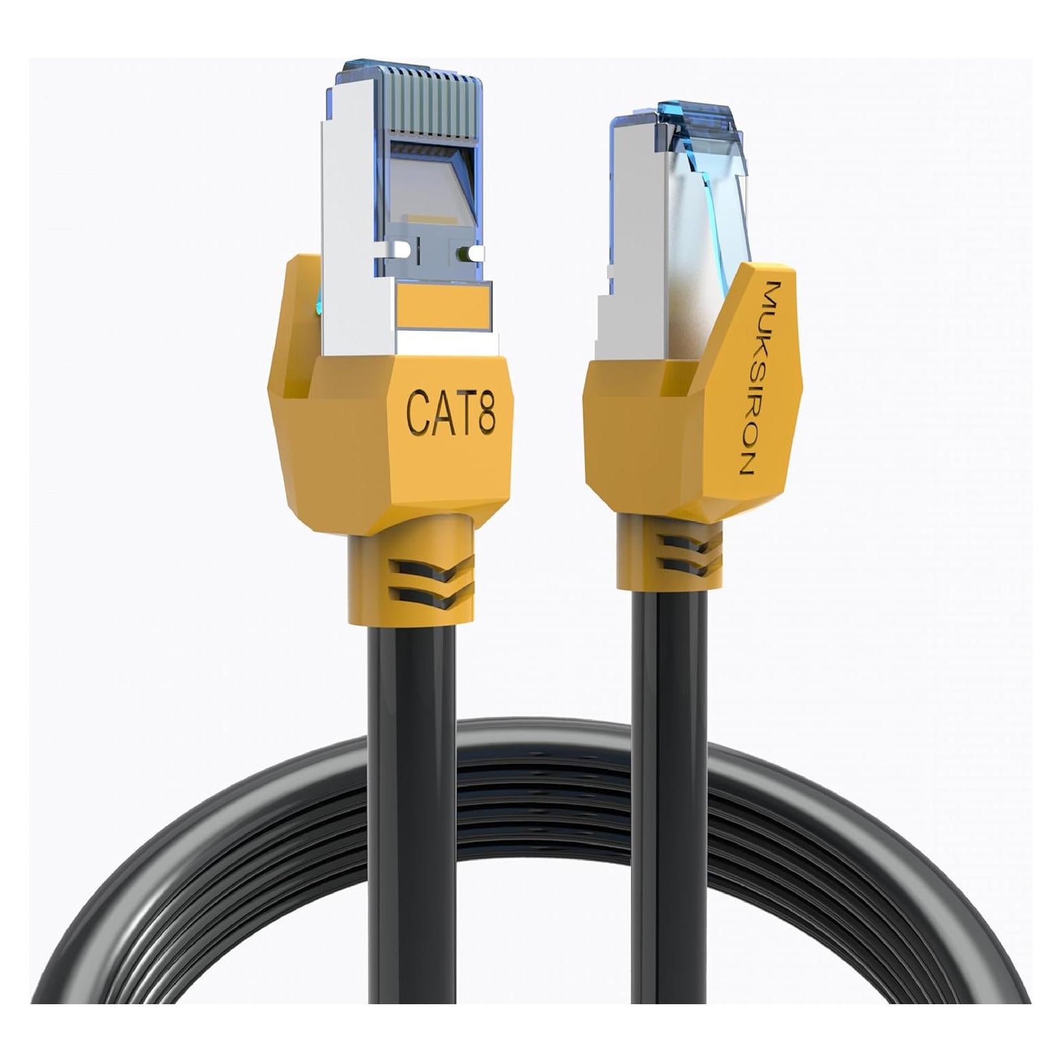 Cable Ethernet Cat 8 9.14 m MUKSIRON Alta Velocidad 40Gbps