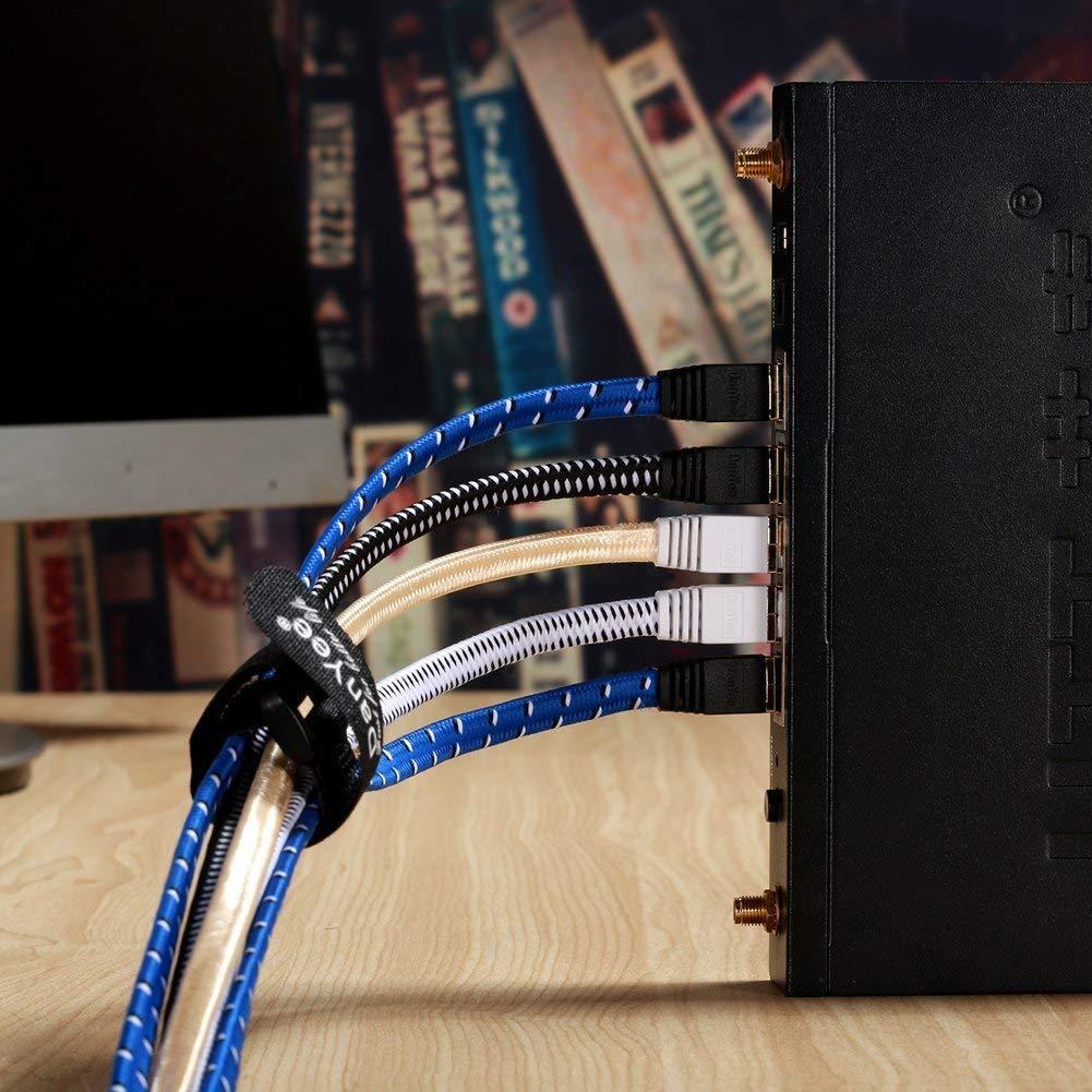 Cable Ethernet Cat 8 DanYee 20.12m STP trenzado nylon RJ45