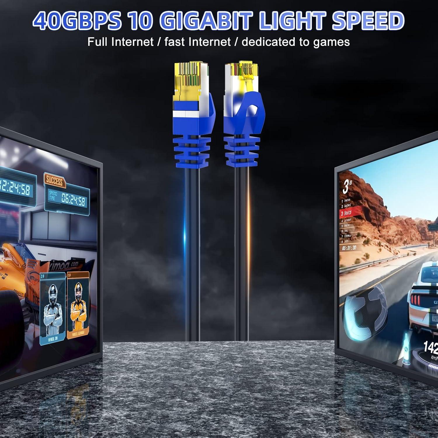 Cable Ethernet Cat 8 1.5 m AoforzTech Alta Velocidad