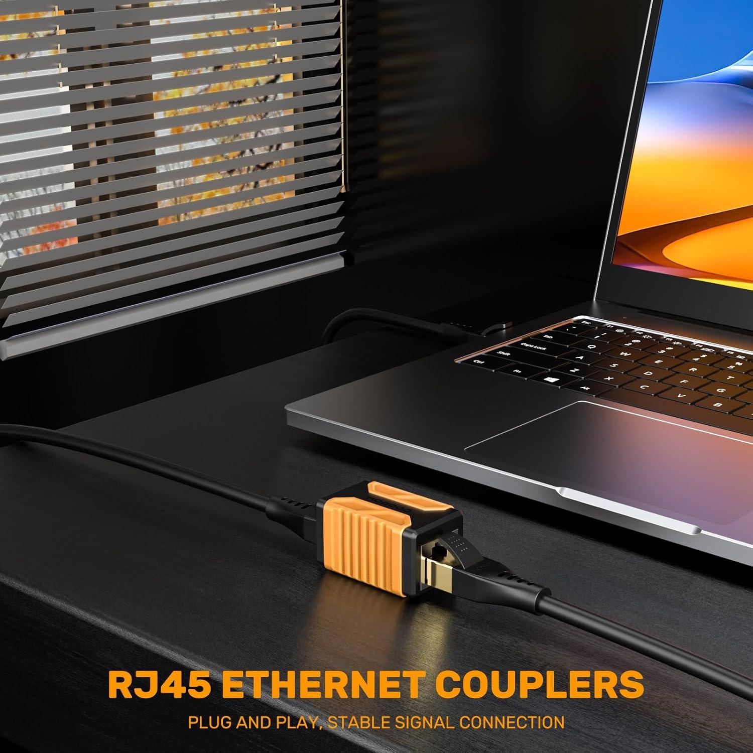 Acoplador RJ45 MOGOOD 10Gbps Hembra a Hembra Cat6