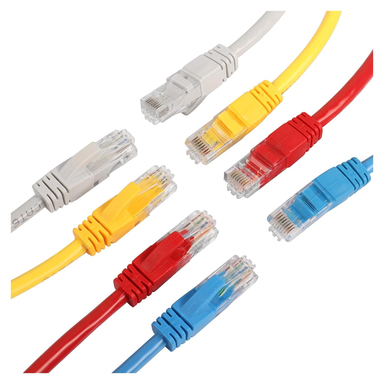 Cable Ethernet Cat6 RIIEYOCA 30cm Alta Velocidad 8 Unidades
