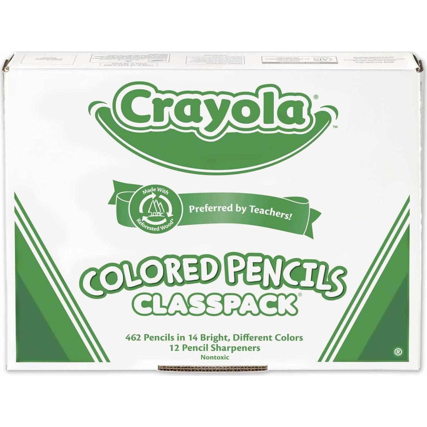 Lápices de Colores Crayola 462 unidades 14 colores asortidos