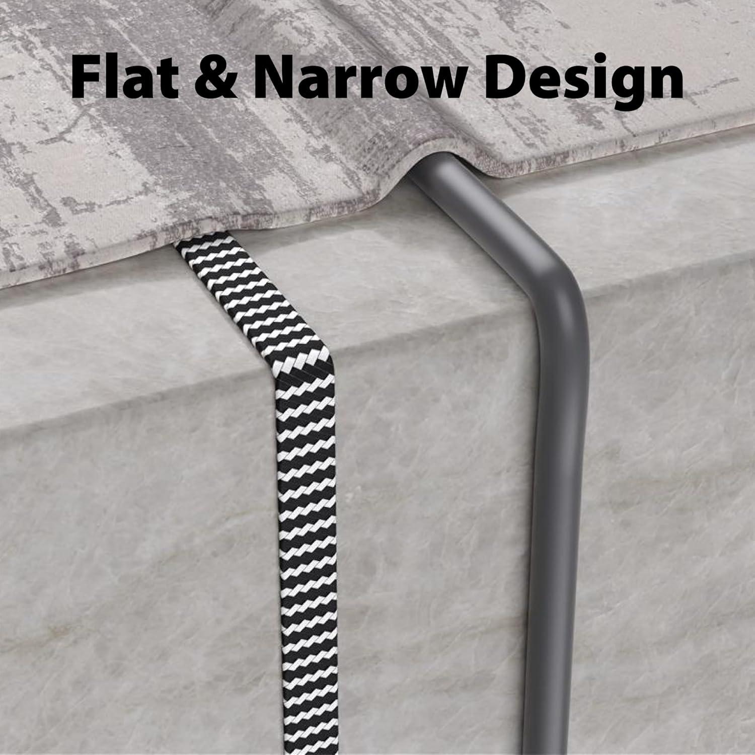 Cable Ethernet Trenzado Plano Cat8 Cyberguys 7.62m 40Gbps STP