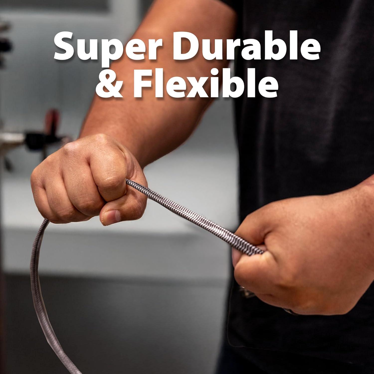 Cable Ethernet Trenzado Plano Cat8 Cyberguys 7.62m 40Gbps STP