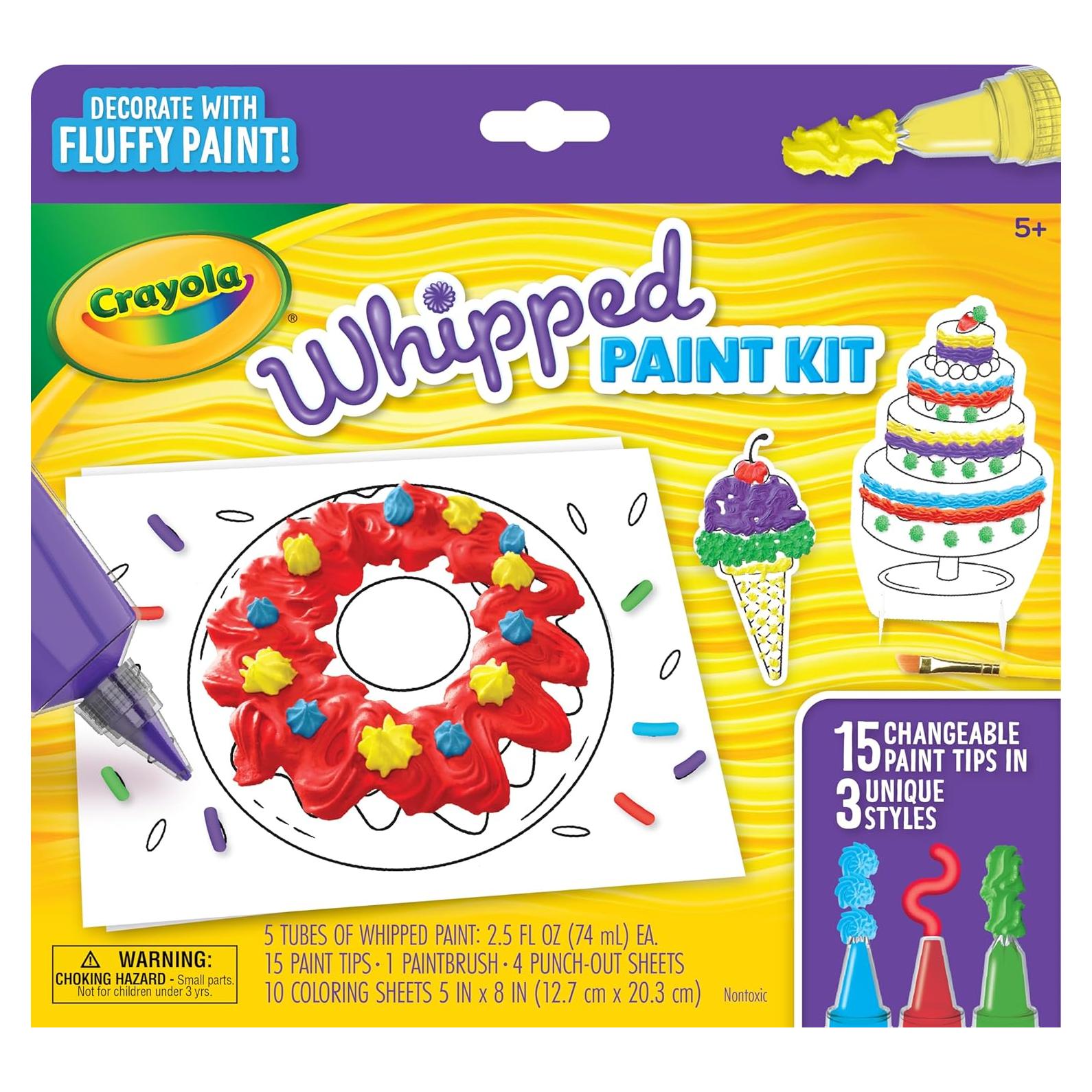Kit de Pintura Batida Crayola 3D para Niños, 5 Tubos