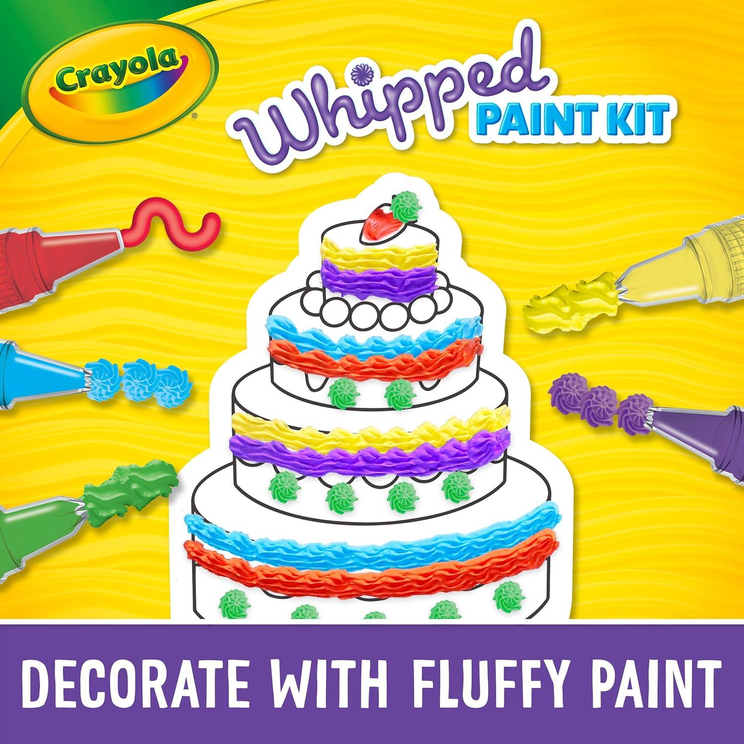 Kit de Pintura Batida Crayola 3D para Niños, 5 Tubos