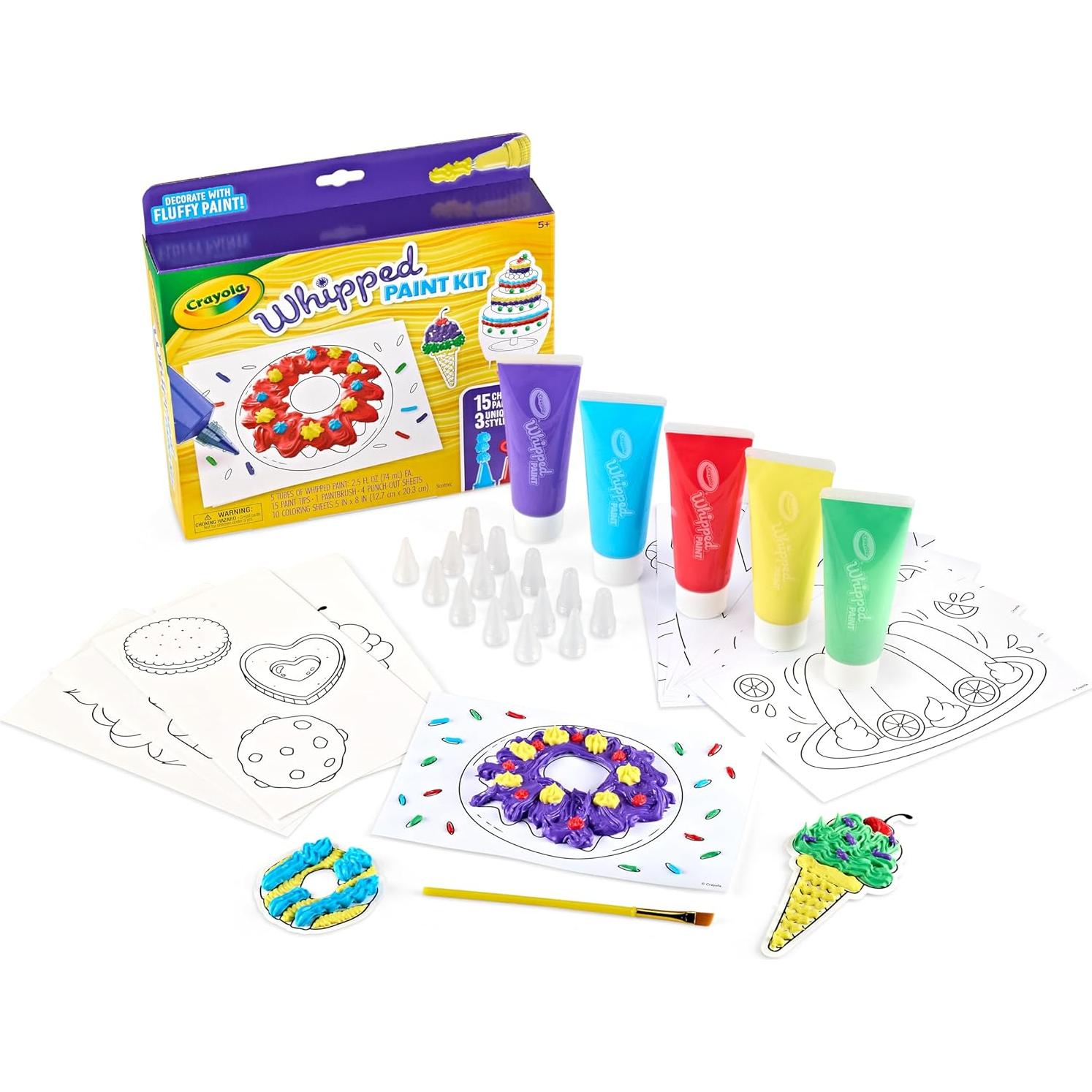 Kit de Pintura Batida Crayola 3D para Niños, 5 Tubos
