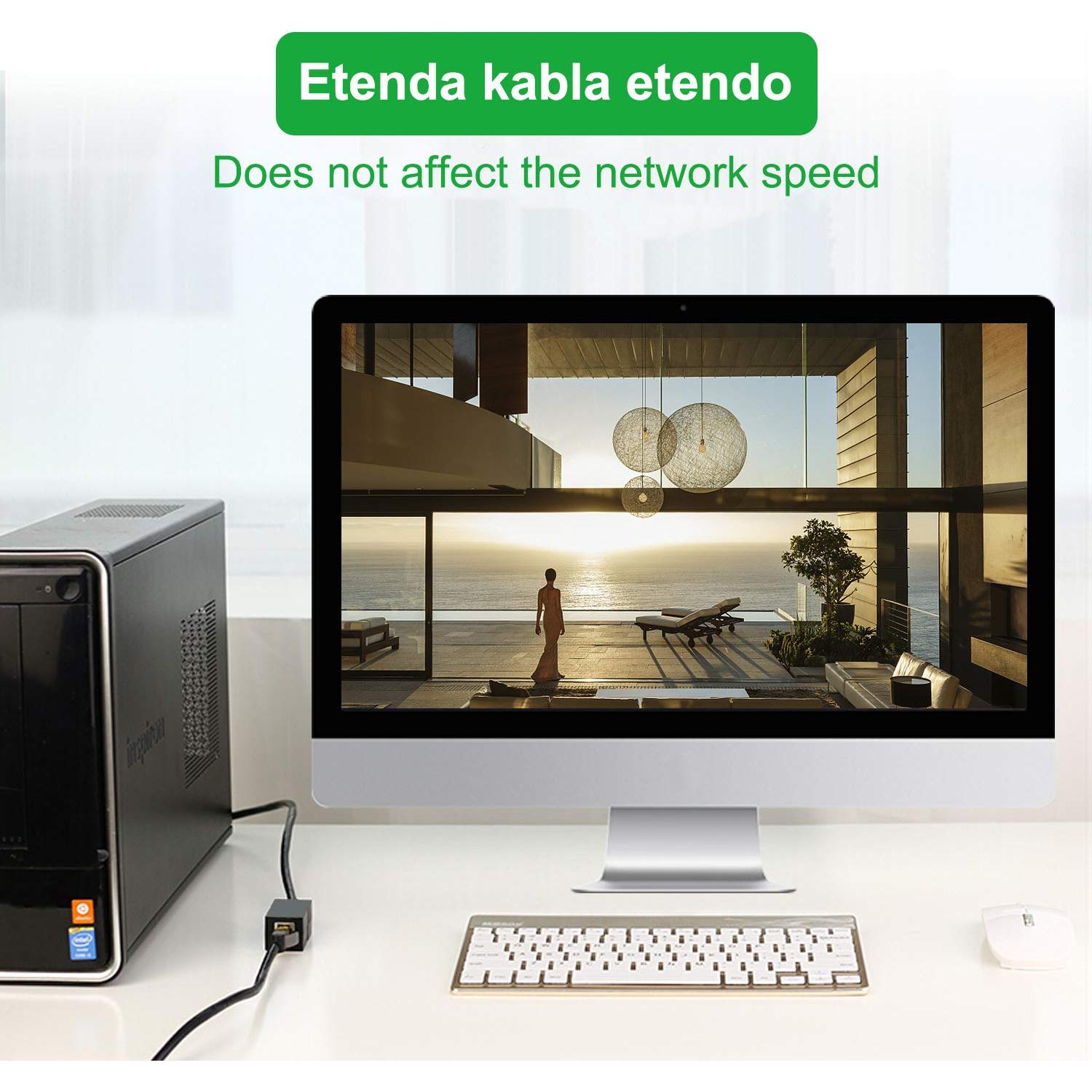 Acoplador RJ45 Oneme Hembra a Hembra Cat7/Cat6/Cat5e - 30 Piezas