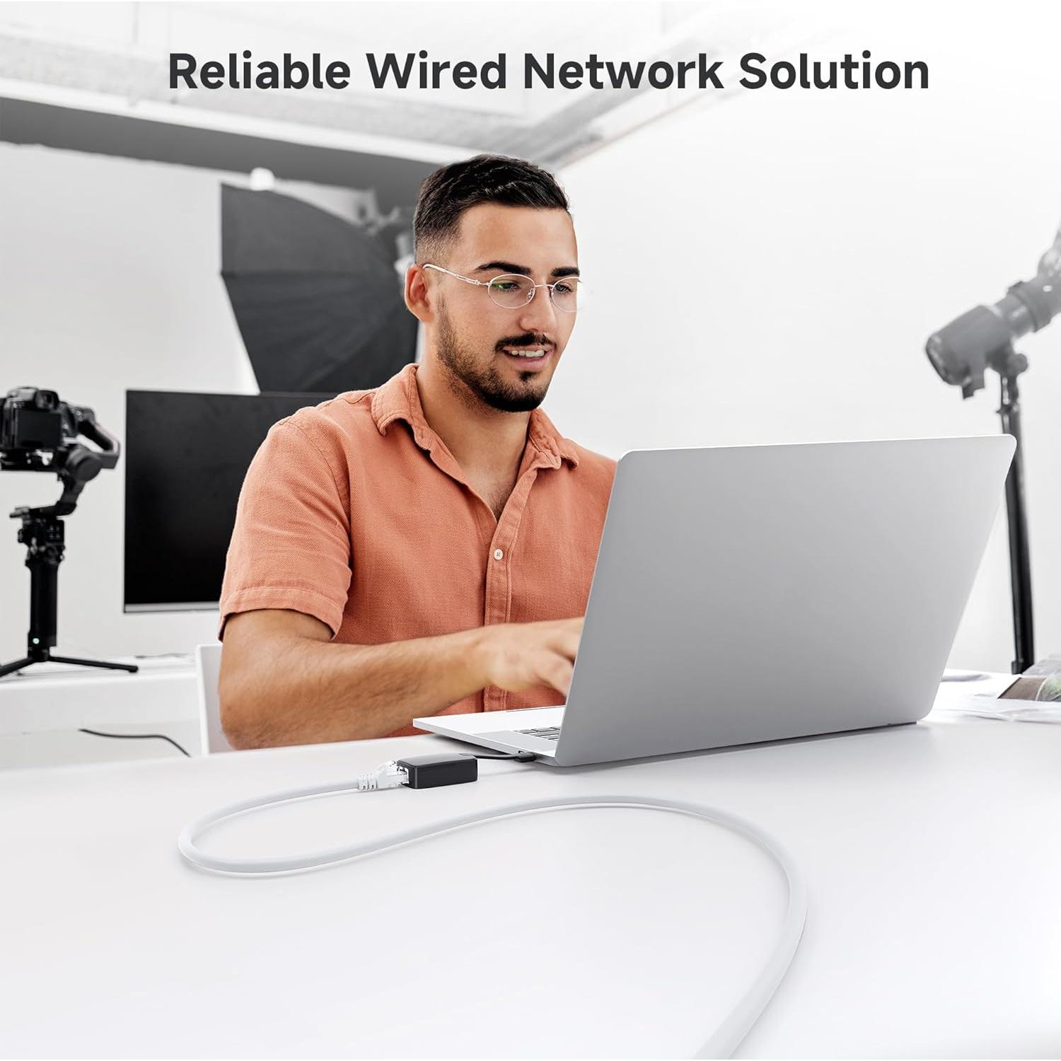 Cable Ethernet Cat 6 10Gbps Cable Matters 9.14m Blanco