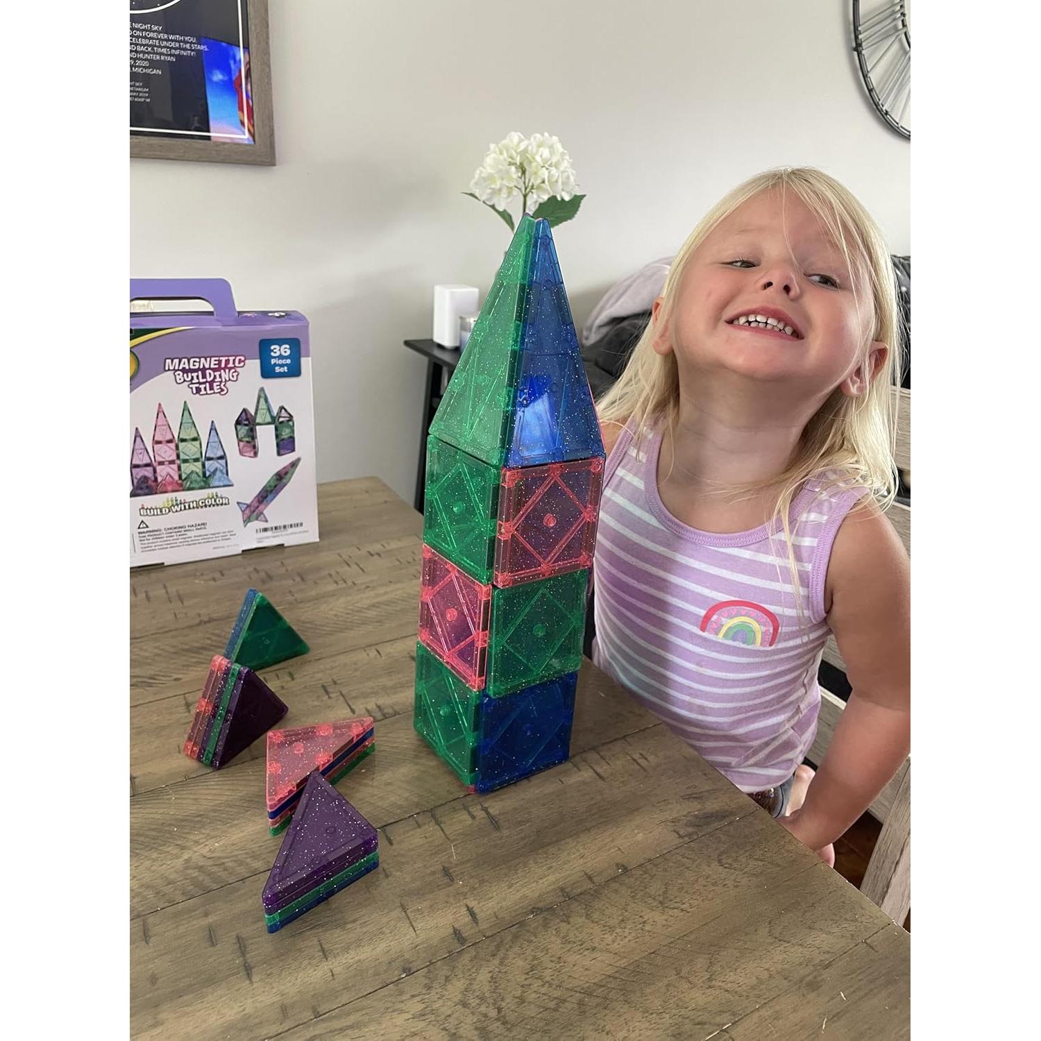 Azulejos Magnéticos Crayola Brillantes Set 36 Piezas