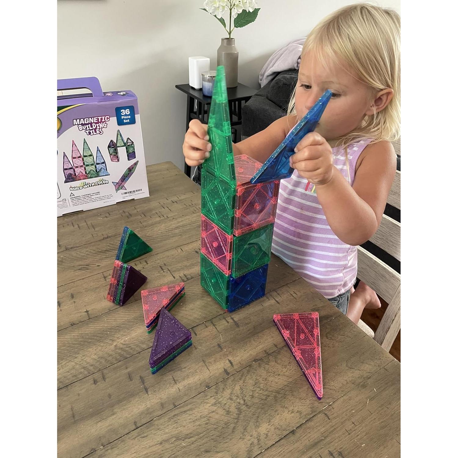 Azulejos Magnéticos Crayola Brillantes Set 36 Piezas