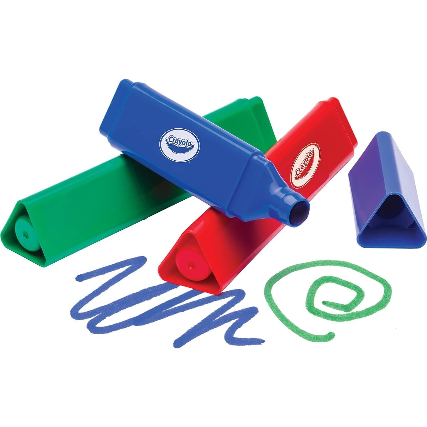 Marcadores Triangulares Crayola 8 Colores Lavables para Niños
