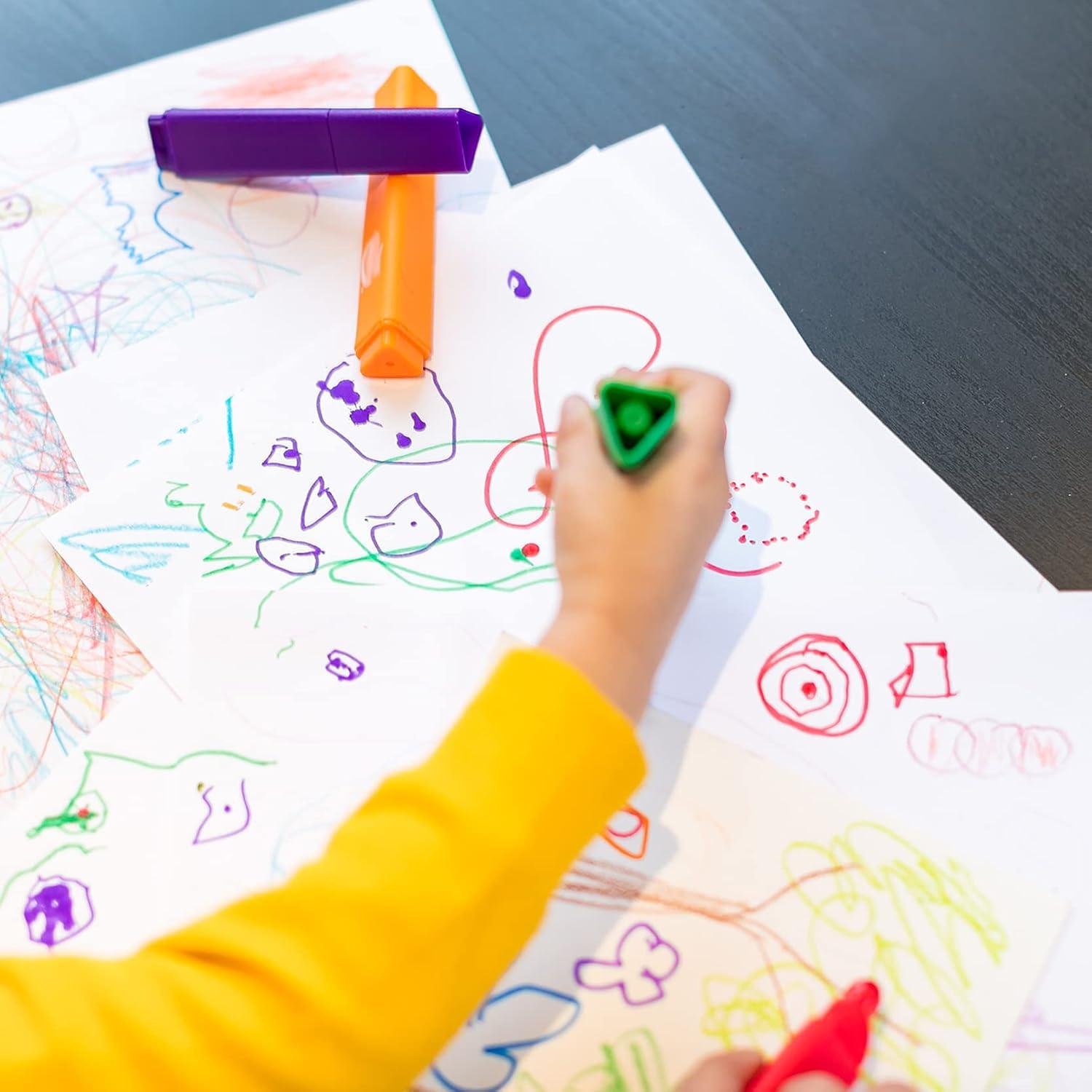 Marcadores Triangulares Crayola 8 Colores Lavables para Niños