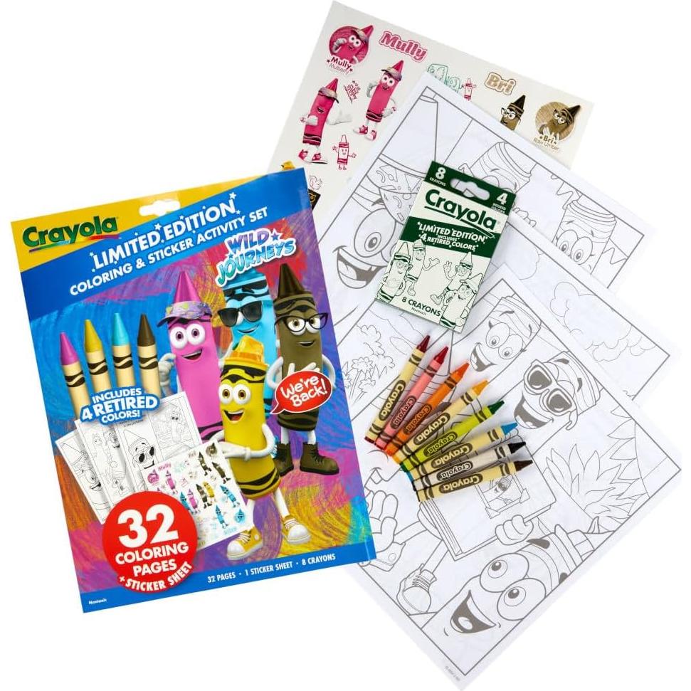 Juego de Colorear Crayola Edición Limitada 32 Páginas