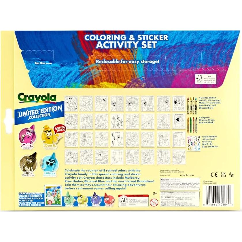 Juego de Colorear Crayola Edición Limitada 32 Páginas