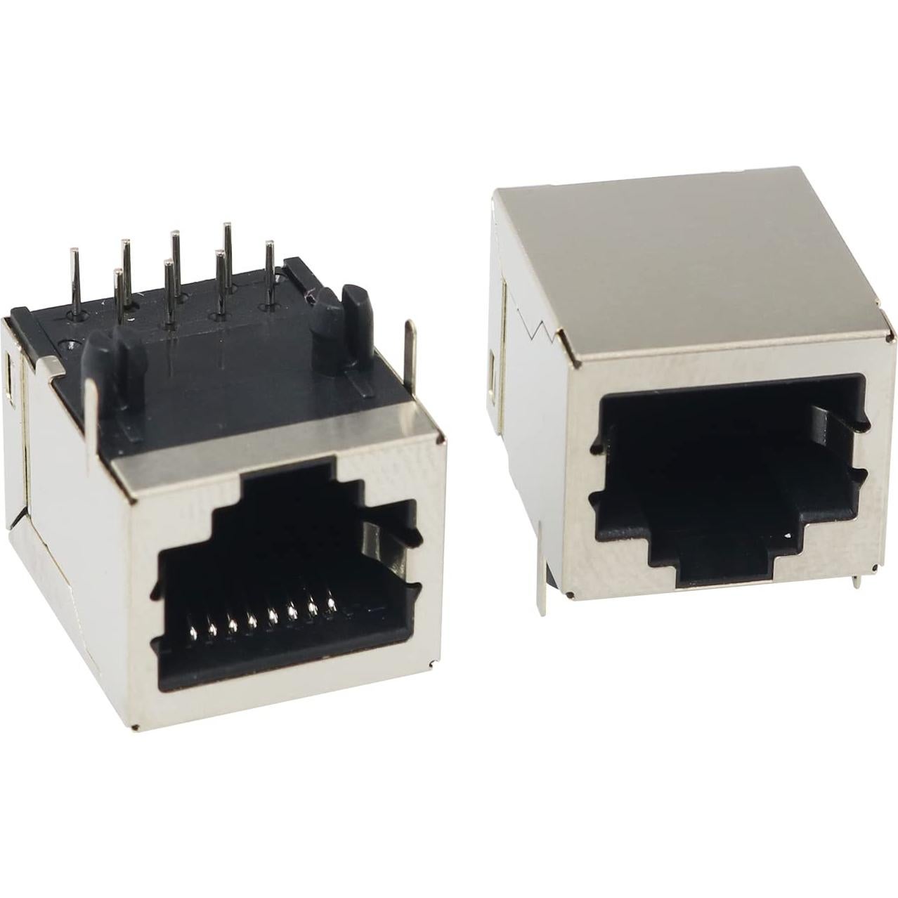 Conector RJ45 PCB 10PCS 8P8C Ángulo Recto CAT5/5e/6