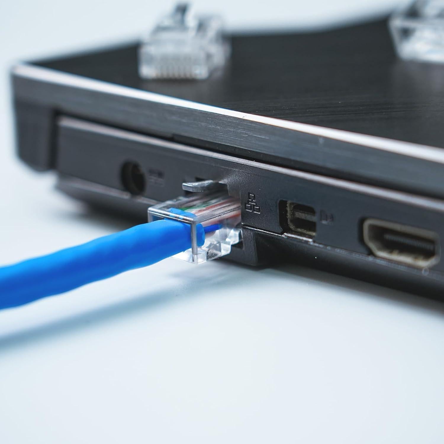 Conectores RJ45 Cat6 DARKROCK 110 Piezas para Cables Ethernet