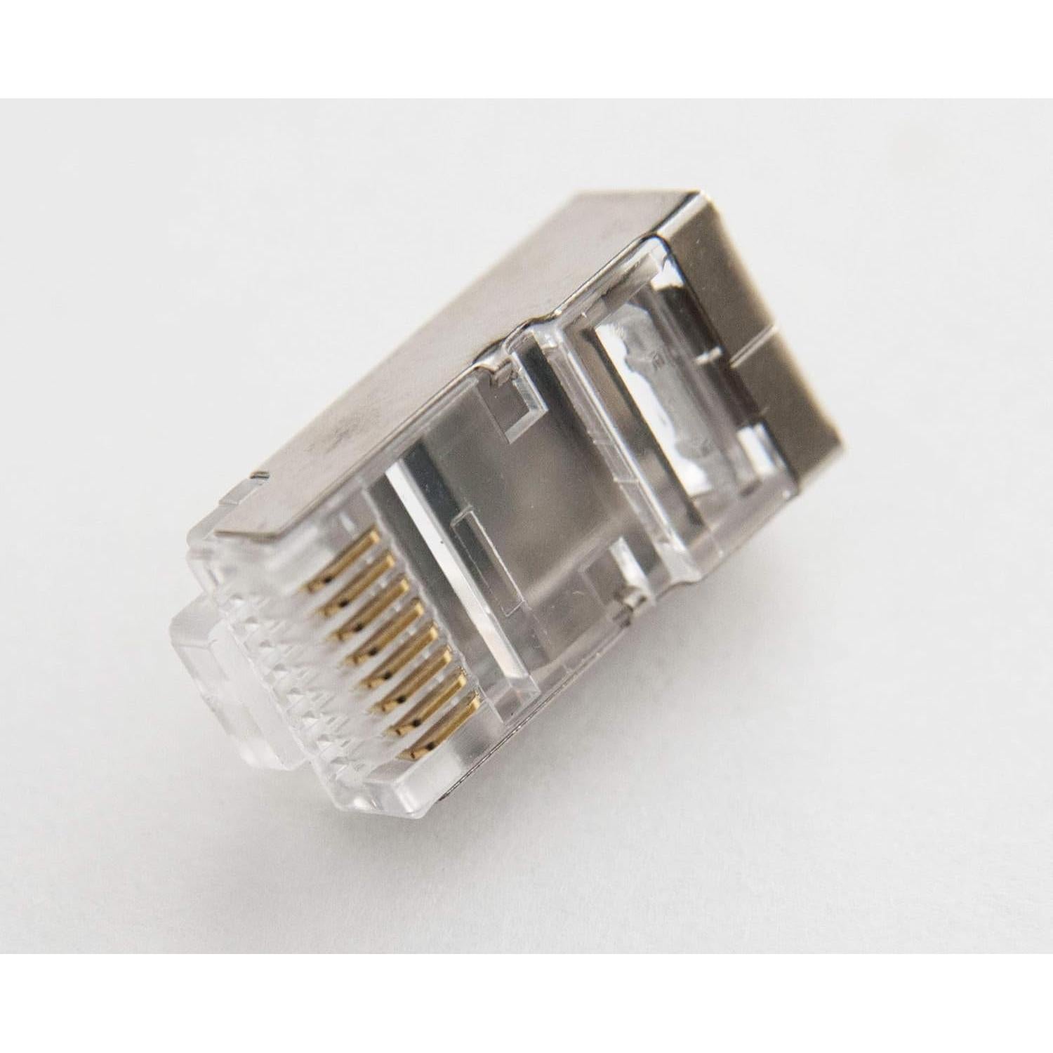 Conectores RJ45 Cat6 Blindados Sabra 100 PCS Alta Velocidad